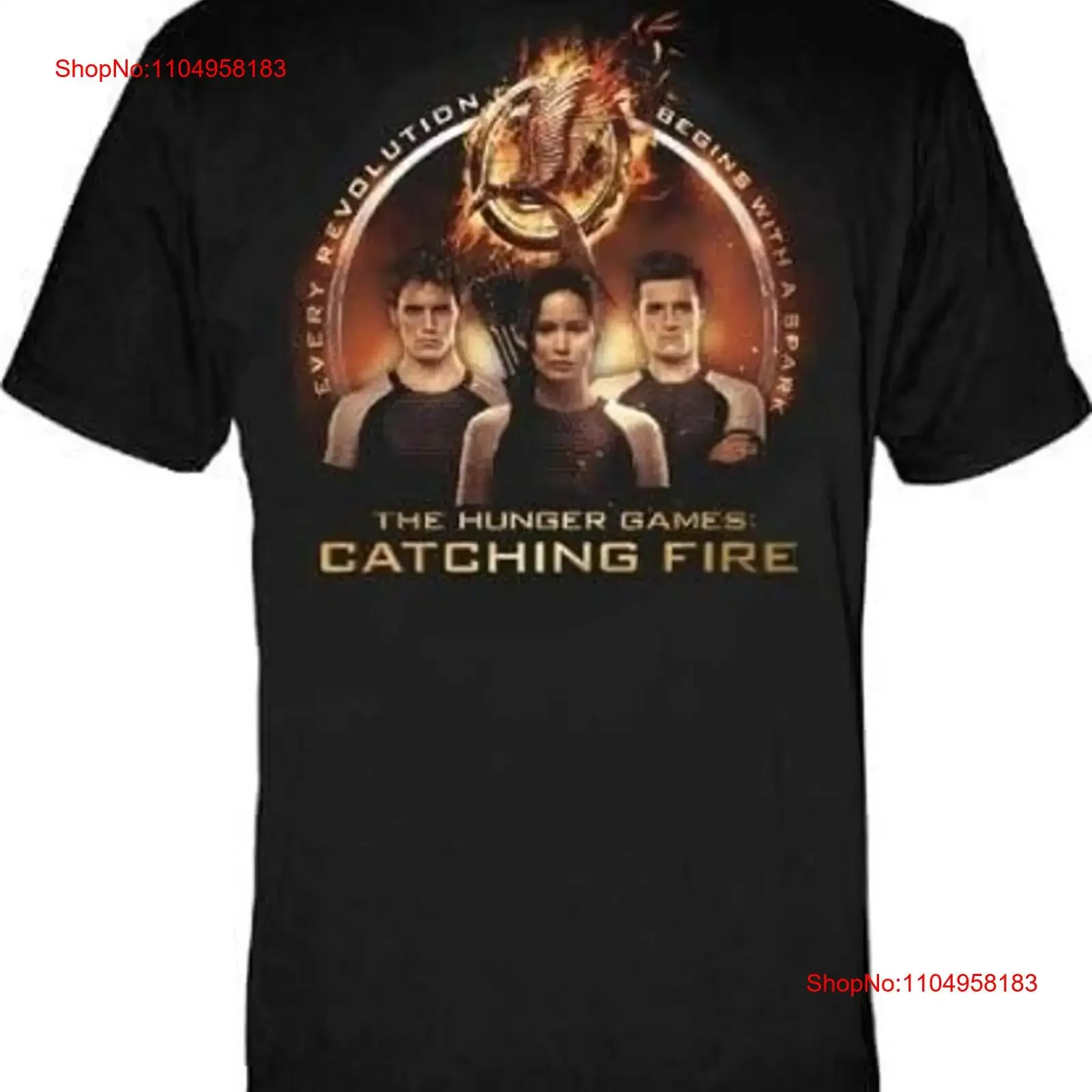 

Футболка THE HUNG ER GAMES CATCHING FIRE MOVIE для фанатов S 5XL, винтажная стираная, слегка графическая, растянутая, унисекс, стильная, мягкая
