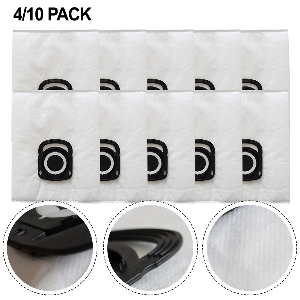 Self Emptying Vacuum Bags 3.5L For Tefal Compacts Power Silence Forces X Trem Power TW RO And Moulinexs MO Models 4/10 Pcs