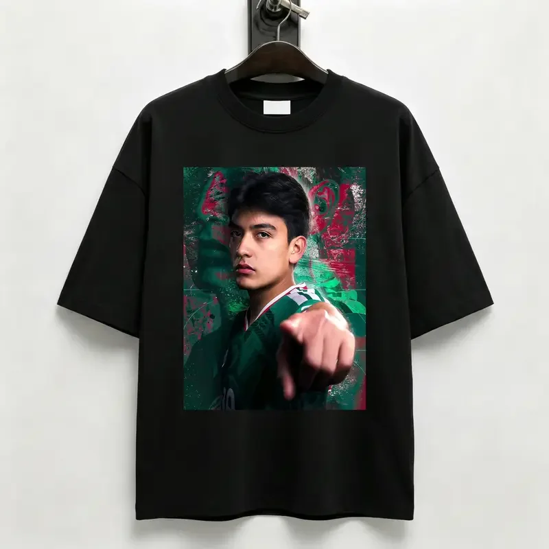 Gilberto Mora Printed T-Shirt, Graphic T-Shirt, Retro Sportswear Streetwear, Portrait Print Casual Game Day T-Shirt. A Gift for Fans. Unisex