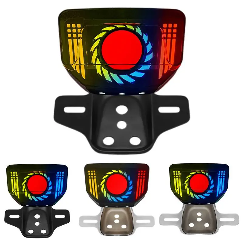 Motorcycle Rear Lights Led Brake Stop Light Multipurpose Mountain Bike Taillight Universal Brake Stop Rear Light Waterproof