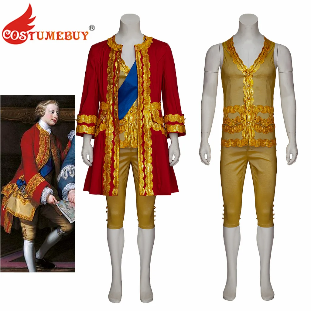 

Men's 18th Century Costume Victorian Era Rococo Baroque Costume Medieval Prince Wedding Suit Jacket Coat Vest Pants Outfits