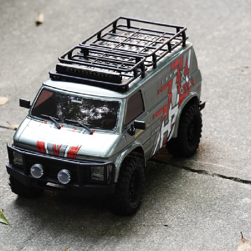 HOBBYPLUS 1/18 RC 4WD geborstelde klimauto CR18P EVO V2 ROCK VAN Rock Truck 2.4G afstandsbediening speelgoed voor volwassenen en kinderen