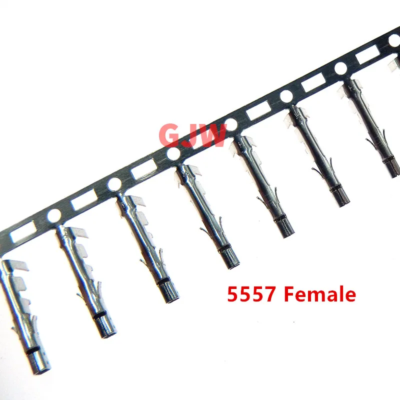 100pcs/s 4.2mm 5557 & 5559 Series Male & Female Terminal Pins for PC ATX/PCI-E/EPS Power Supply Cable Cold pressed terminal HOT