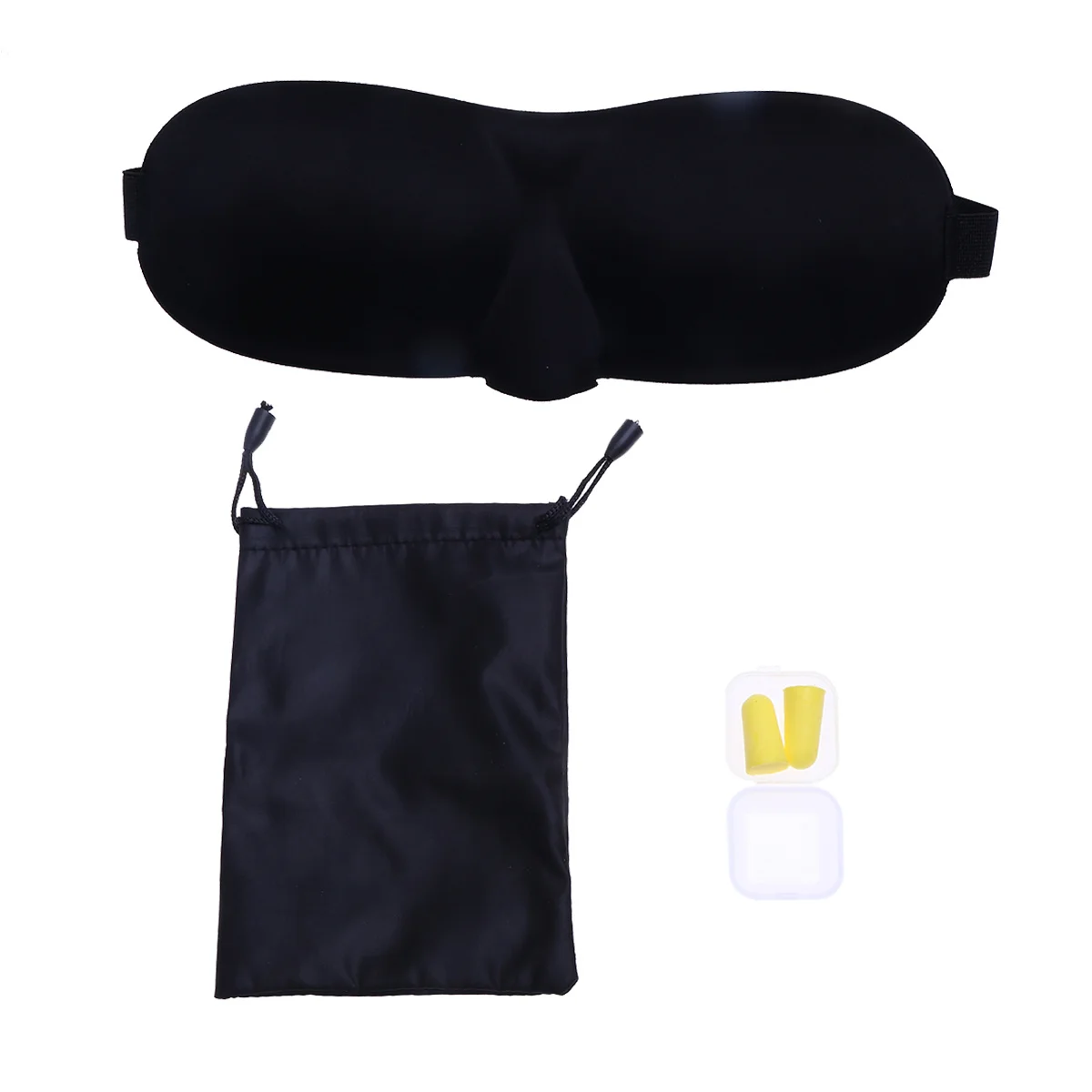 

3D черный тени для сна, удобная полиэстеровая маска для глаз для необычного сна, снятия усталости глаз, путешествий, офиса, домашнего использования