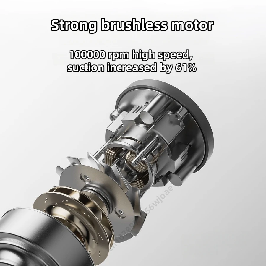 เครื่องดูดฝุ่นในรถยนต์ Mijia, พลังดูด 21kPa, ตัวกรอง HEPA ล้างทำความสะอาดได้, แบตเตอรี่ 2400mAh, ถ้วยเก็บฝุ่น 150 มล., สากลสำหรับรถยนต์และบ้าน