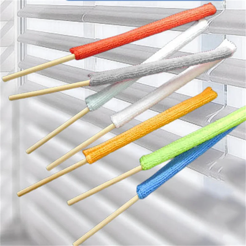 10PCS Cleaning Brushes Microfiber Car Detail Dust Collector Stick Long Handle Dust Ramoval Cleaning Tools Auto Air Conditioning