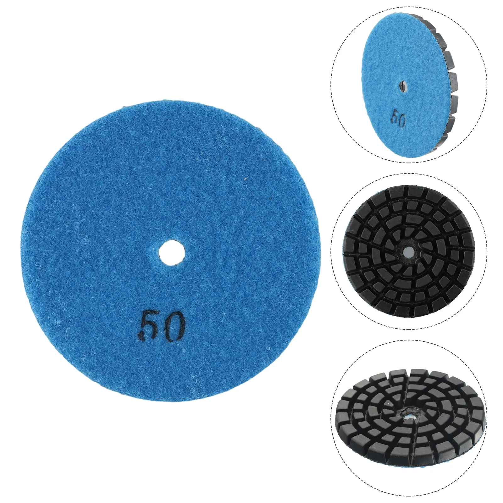 

4 Inch Polishing Pad Dry/Wet Diamond Floor Polishing Pads 50-3000 Grits For Granite Marble Stone Terrazzo Concrete Polishing