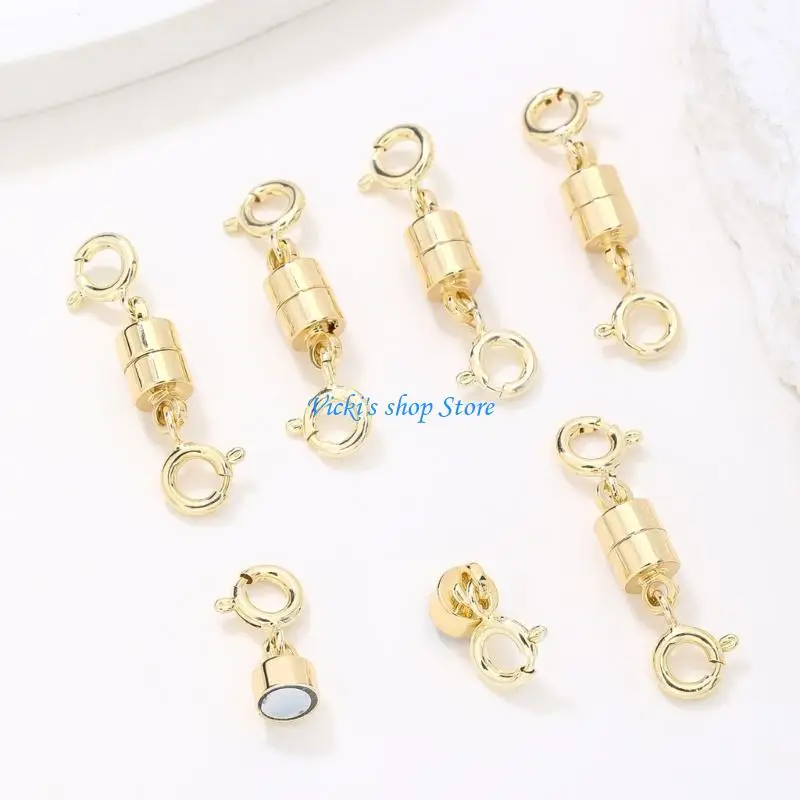 Corrosions Resistant Gold Tone Spring Fastener without Tool Need Easy Installation Designs