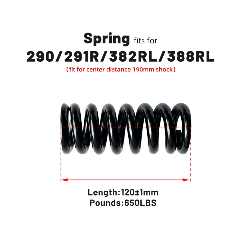 EXA 290 291R and Scooter bicycle rear shock absorber special spring 30.4 -120mm