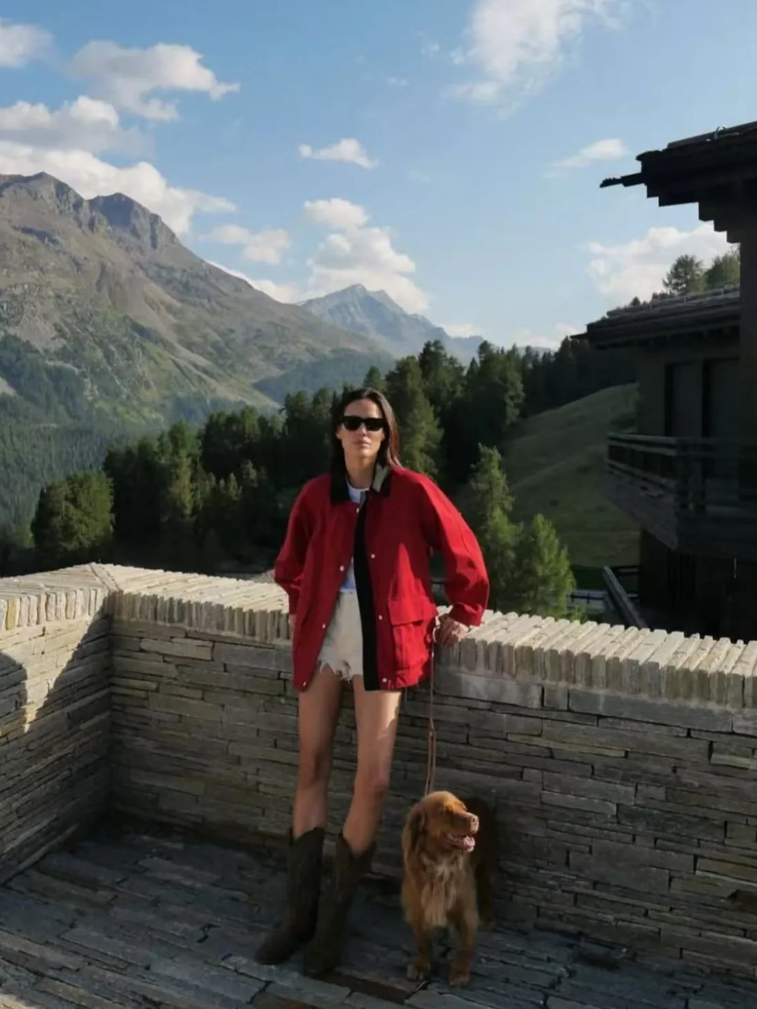 

Красная куртка из 100% хлопка для женщин, осеннее цветное контрастное однобортное свободное модное пальто с отложным воротником и длинными рукавами