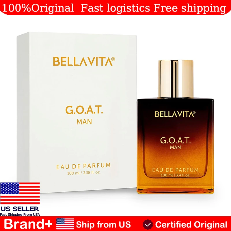 

Bellavita Luxury G.O.A.T. Eau De Parfum 100ML Arabian Women Perfume Long Lasting Fragrance Cologne Persistence Portable Natural