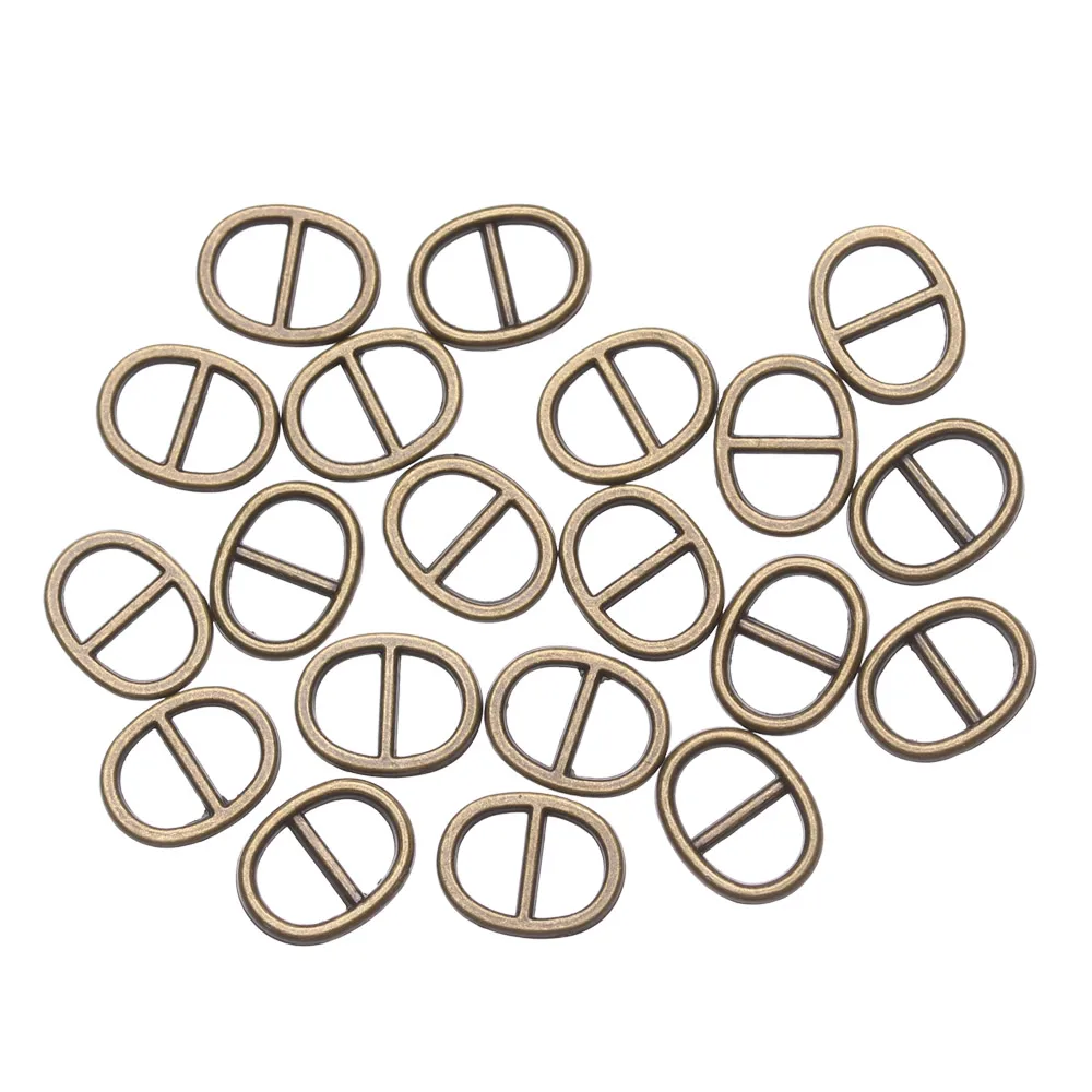 Mini ceinture Leicglide ultra-petite, 5mm/6mm, 20 pièces, boucle, bricolage, boutons, accessoires pour chaussures