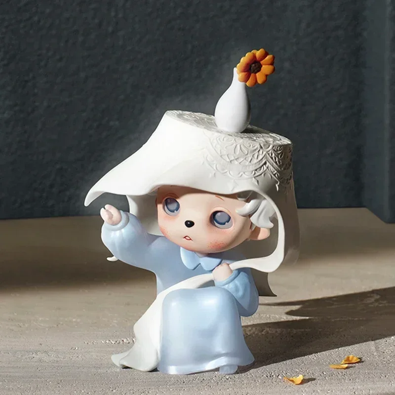 팝마트 이노소울 인 더 스틸 룸 시리즈 블라인드 박스 애니메이션 액션 피규어 랜덤 박스 장식 피규어 홈 데코 인형 모델 소녀용