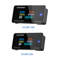 DC 0-200V AC 50-300V Multifunction Digital Voltmeter Ammeter Power Energy Meter LCD Screen Display Battery Capacity Power Tester