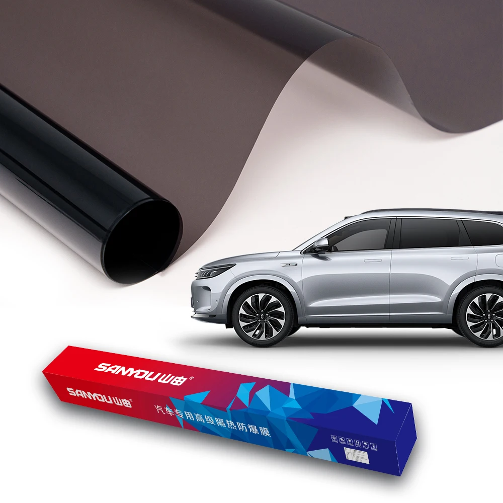 فيلم سيارة VLT 30% فارغ 99% UV مخصص، فيلم نافذة، فيلم عازل