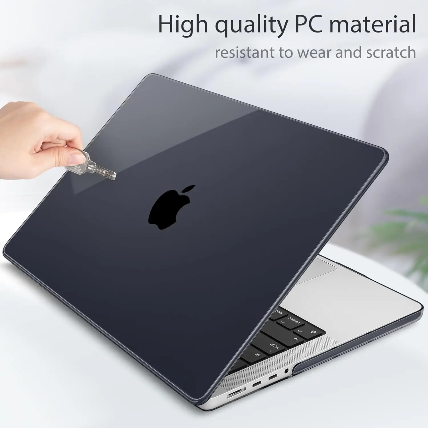 Twarda obudowa kompatybilna z MacBook Pro 14/16 cali M5 2026 2025-2021 M4 M3 M2 M1 Pro/Max Chip, plastikowa obudowa ochronna — zdjęcie produktu 4