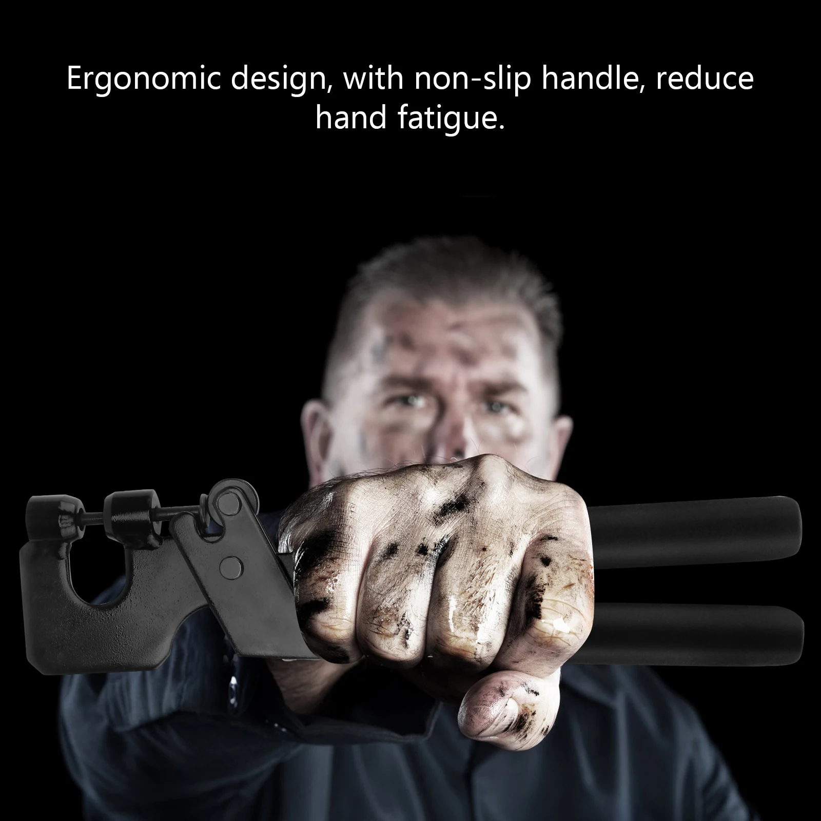 

1pc Alloy Steel Keel Clamp Pliers Black Crimping Lock For Drywall Stud Fastening Punching Tool Ceiling Installation Hand Tool