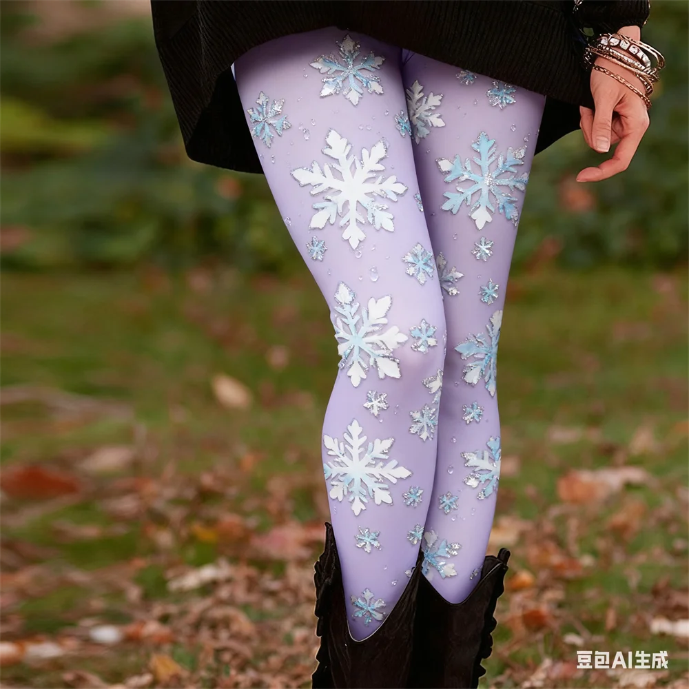 

Рождественские женские леггинсы Брюки для йоги с рождественским узором Женские брюки с высокой талией Удобные эластичные брюки Рождественский подарок