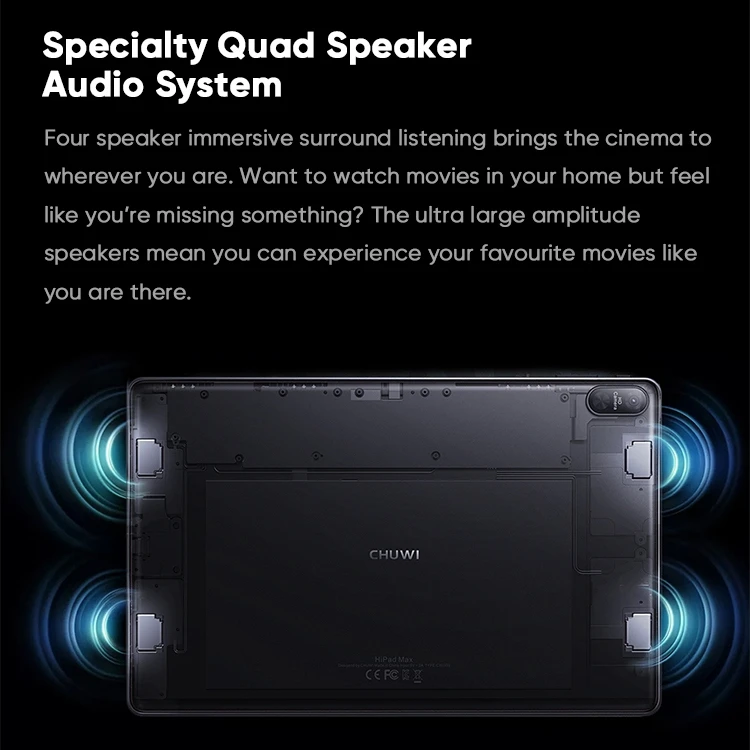 CHUWI 4G LTE Tablet PC, 10,36 polegadas, 8 GB + 128 GB Dual SIM WiFi CHUWI HiPad Max Android Tablet PC