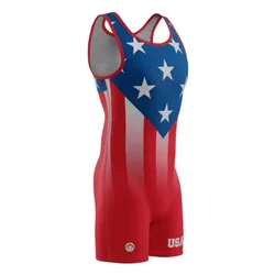 Men's Wrestling Singlet Suit Outdoor Sports Running Suit Boxing PowerLifting Iron Fitness Undershirts Leotard Fitness Bodysuits