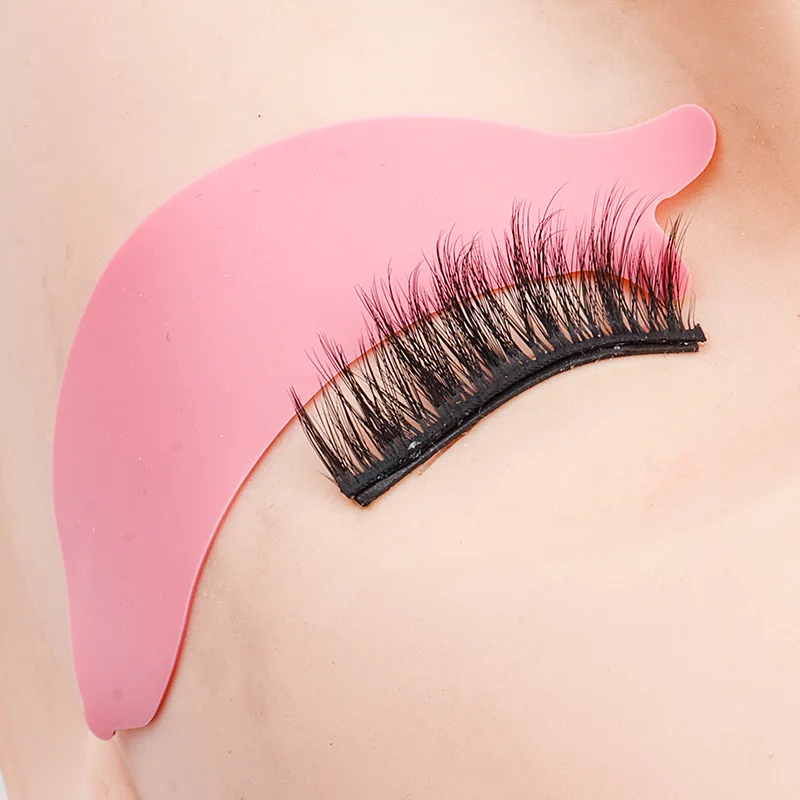Wiederverwendbare Augenpads Silikon Streifen Lash Lift Wimpernverlängerung Patches Unter Augen Gel Patch Frauen Make-Up-Tools