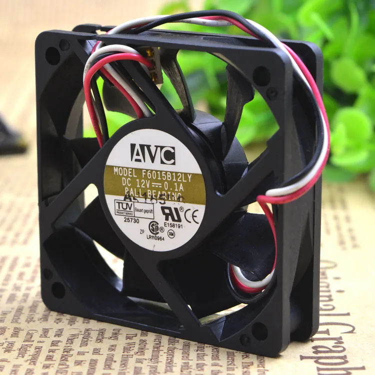 

ORIGINAL F6015B12LY 6015 DC12V 0.1A 6CM CPU COOLING FAN