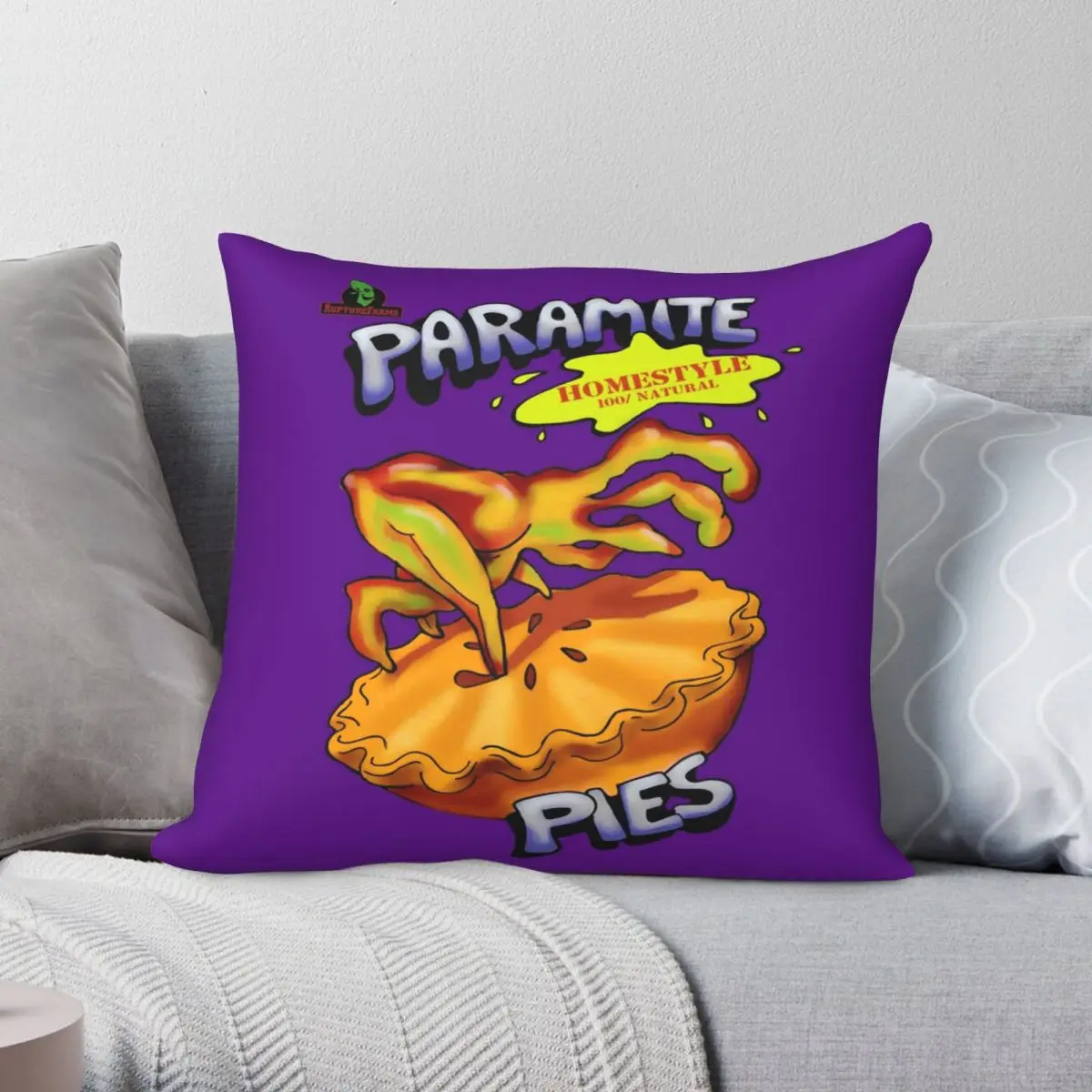 Oddworld Paramite Pie Square Pillowcase Polyester Linen Velvet Printed Zip Decor Pillow Case Sofa Seater Cushion Case