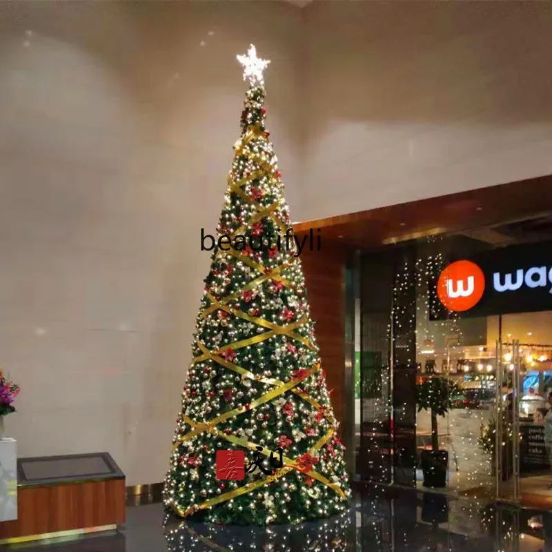 

Modern large Christmas tree decoration 3 4 5 6 7 meters, large outdoor Christmas tree