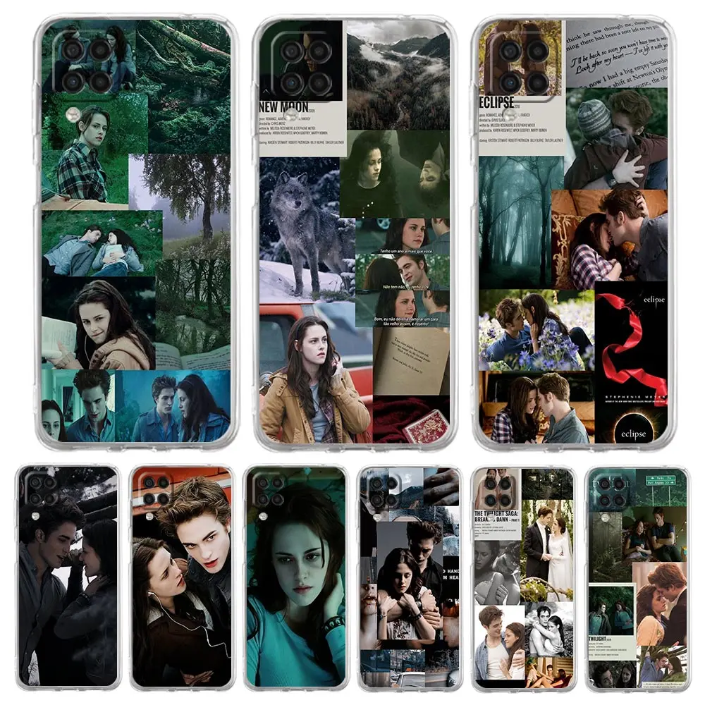 Twilight Saga Phone Case for Samsung Galaxy A13 A51 A71 A21S A12 A11 A31 A52 A41 A23 A53 A73 A32 5G A03S Clear Silicone Cover