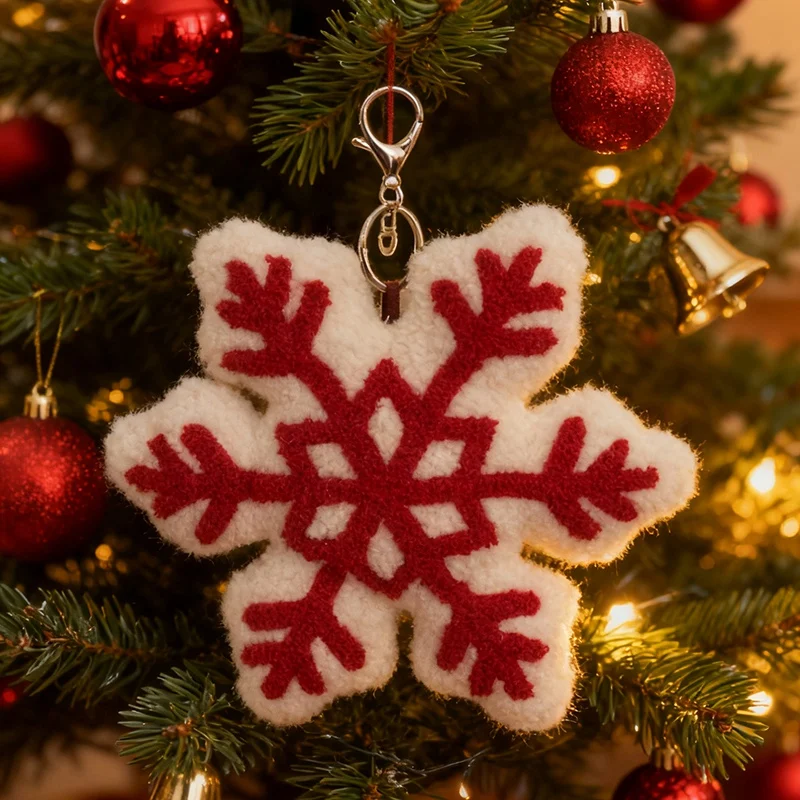 عيد الميلاد لينة وسادة محشوة وسادة الشتاء ندفة الثلج ألعاب من نسيج مخملي الدمى عيد ميلاد سعيد زينة طفل هدايا سنة جديدة سعيدة 2026