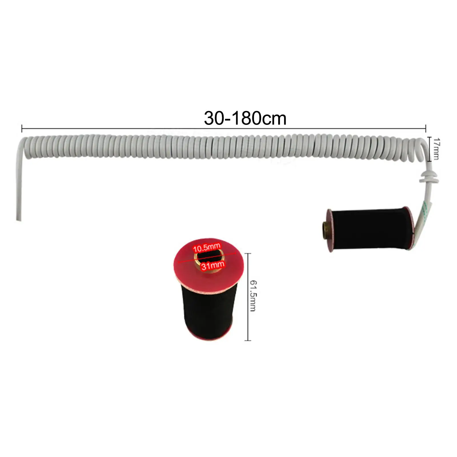 Claw Machine Coil, 30-180cm for for S and M Claws, Easy Installation DIY Copper Core Accessories Vending Machine Claw Coil