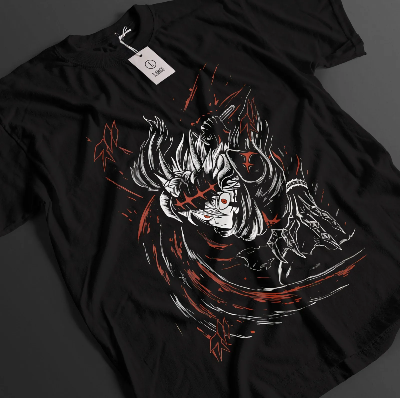 Black Clover Shirt Asta Tshirt Yuno T-Shirt Noelle Top Yami Luck Anime Demon Tee