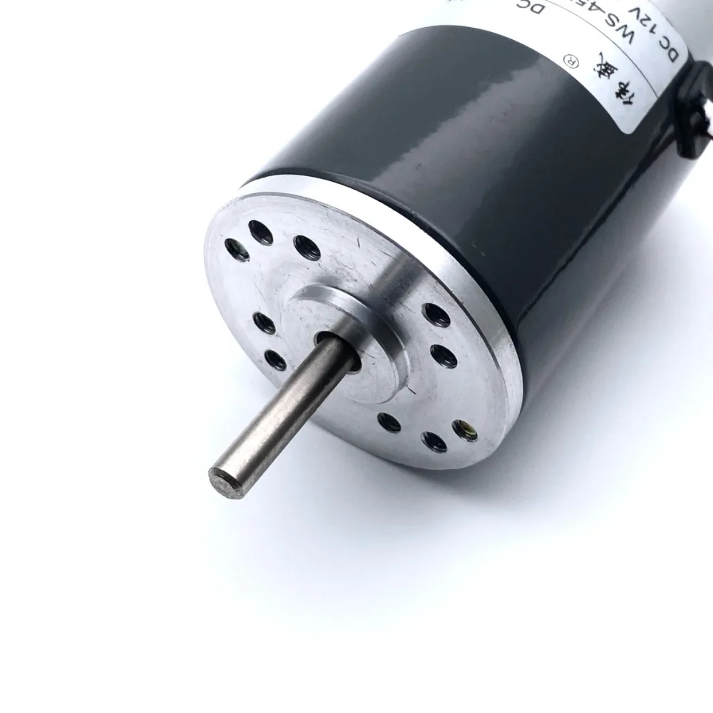 45MM Permanent Magnet DC Motor 12V 24V 3500-8000rpm Micro Speed Regulation CW CCW Mute Motor