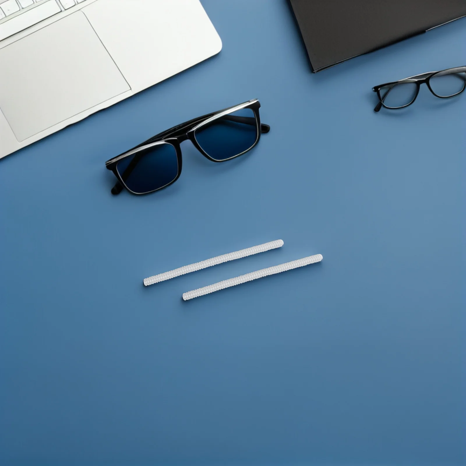 

24pcs Glasses Temple Sleeves Anti-Slip Soft Silicone Eyeglass Arm Covers Comfort Fit For Sports Daily Use Transparent Temple