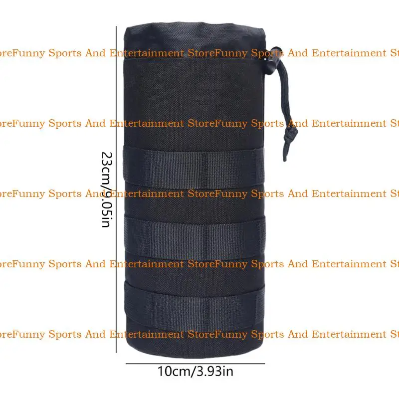 C4de في الهواء الطلق ، حامل زجاجة ماء في الهواء الطلق نايلون حاملة زجاجة حقيبة مشروب ، حامل كوب حراري للسفر للمشي لمسافات طويلة