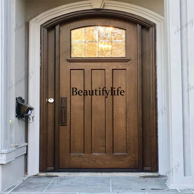 Y136  Customization Minimalist Solid Wood Entry Doors Interior Bedroom Doors Sound-insulating Solid Wood Suite Doors