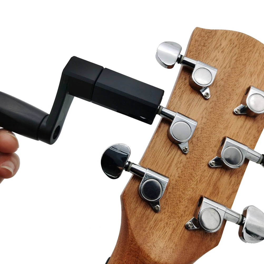 

1PC Guitar String Winder Tool Metal Plastic Design Multi Function Portable Easy Maintenance Device for Electric