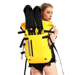 Bolsa de aleta impermeable para equipo de buceo y natación, rastreo de ríos, mochila a la deriva, bolsa palmeada multifuncional