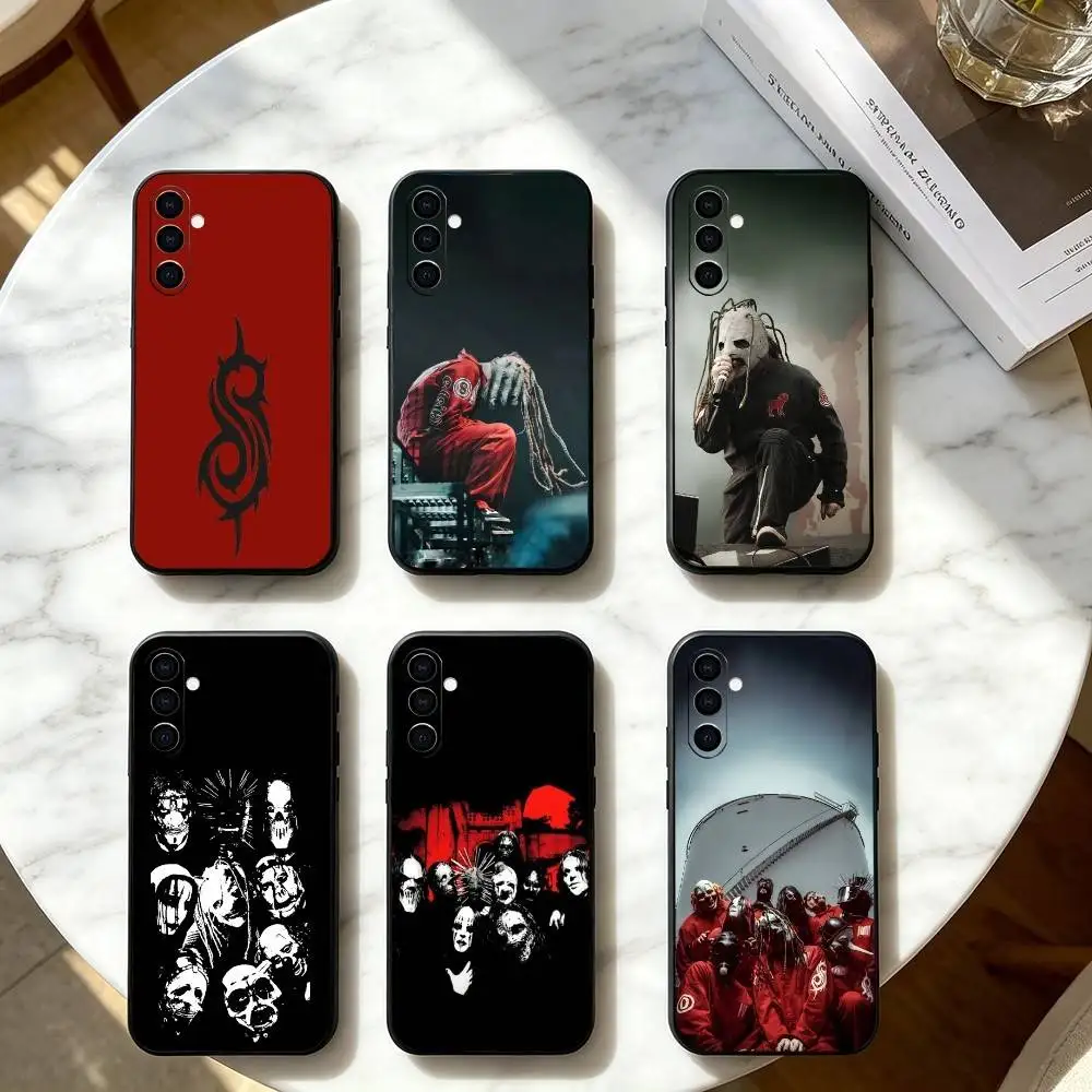 

Rock S-Slipknots -PC Band Phone Case Black Silicone Soft For Samsung Galaxy A73,A72,A71,A70,A53,A52,A51