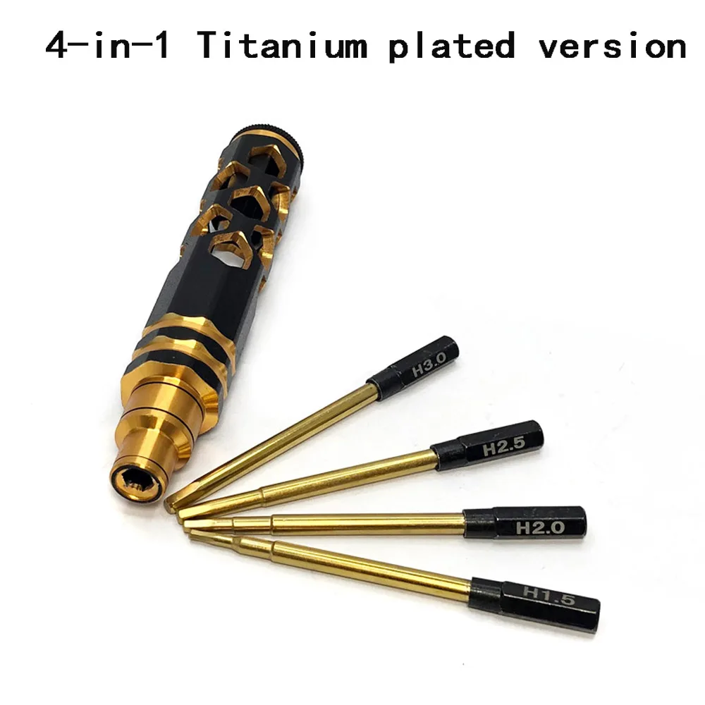 Cacciavite esagonale cacciavite Set 1.5mm 2.0mm 2.5mm 3.0mm strumento esagonale per FPV Racing Drone Heli airals Cars Boat RC Parts