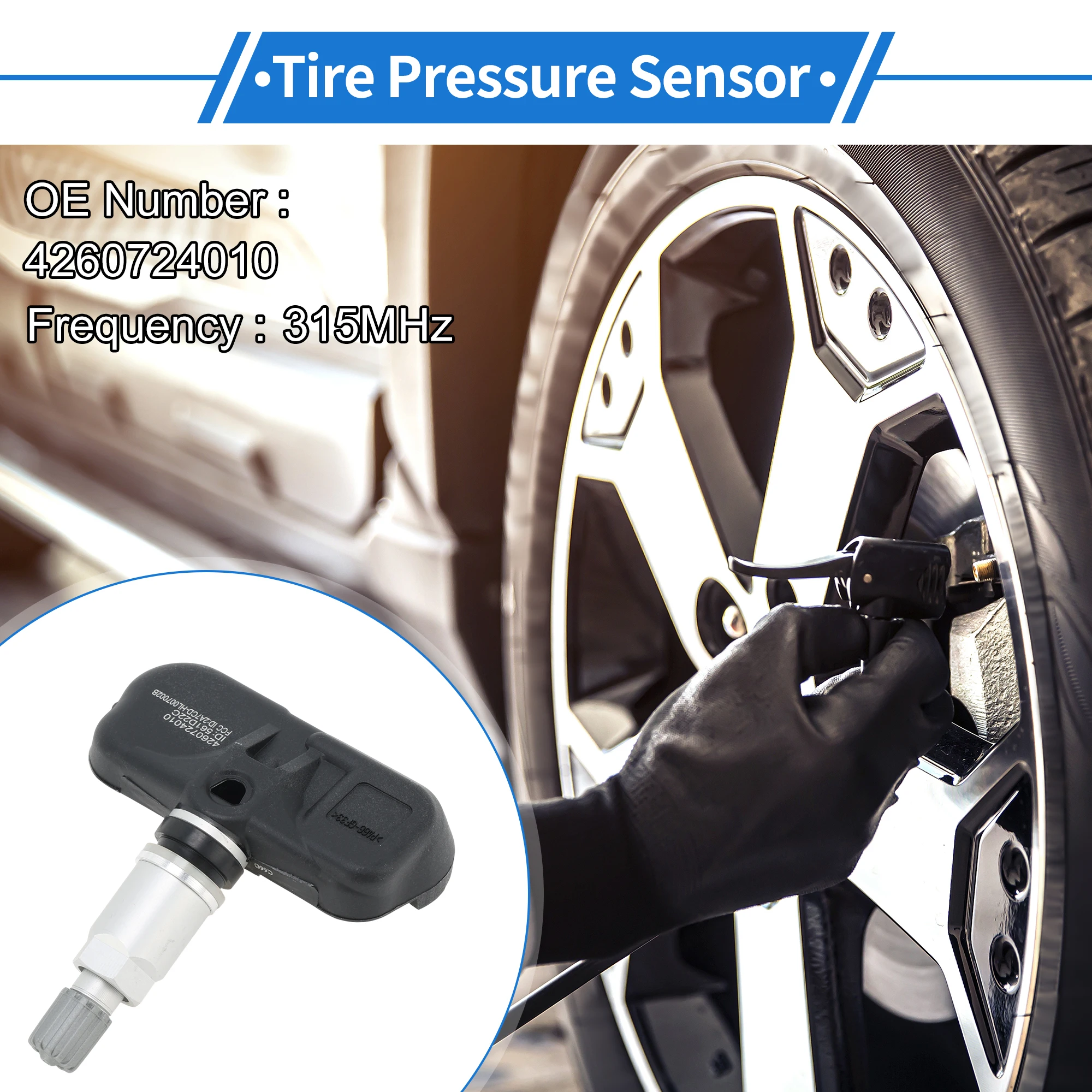 

UXCELL Tire Pressure Sensor TPMS Sensor 315MHz No.4260724010 for Toyota 4 Runner 03-19