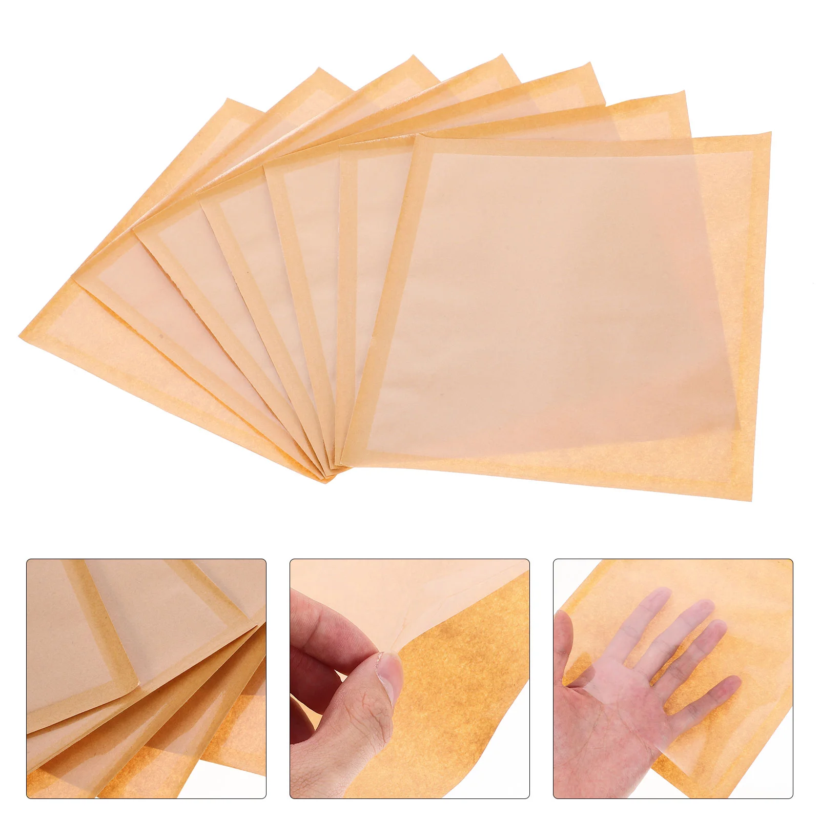 

100 Pcs Packing Bag Bread Holders Sandwich Bags Baking with Clear Window Kraft Paper Household