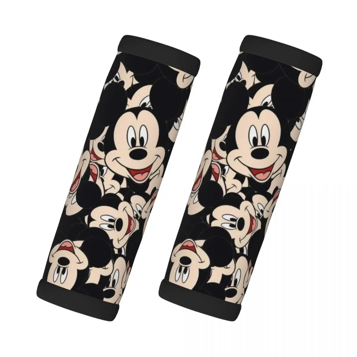 

Custom Mickey Mouse Collage Grip Handle Cover For Door Handle Anime Cartoon Suitcases Travel Accessories