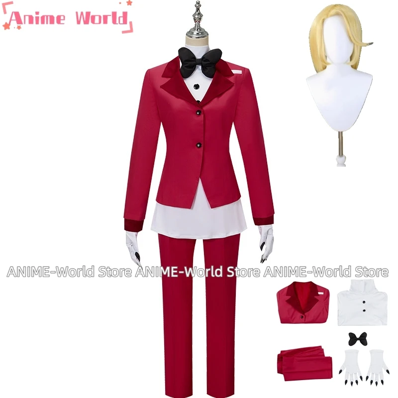 《Custom size》Charlie Morningstar Cosplay Costume Adult Outfit Halloween Carnival Party Clothes