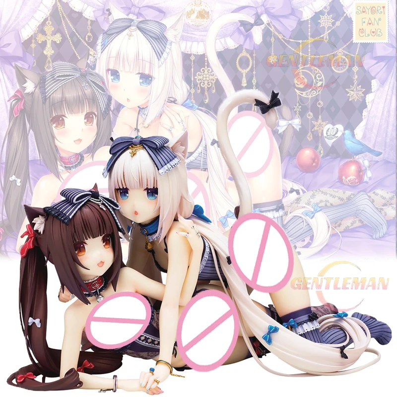 FLARE Anime Sexy Girl Nekopara Chocolate 10.5cm And Vanilla 13cm PVC Action Figure Adult Collection Model Doll Toys Gift