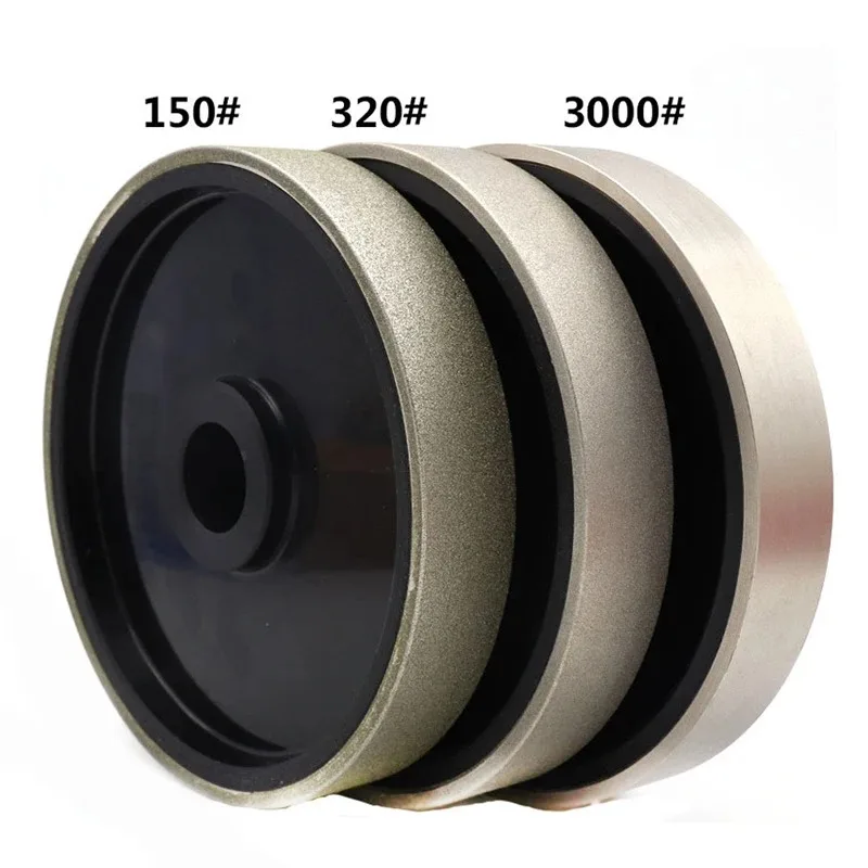 150Mm 6-inch Electroplated Parallel Grinding Wheel for Automotive Paint, Wood, Metal Grinding, Polishing Abrasive Tools