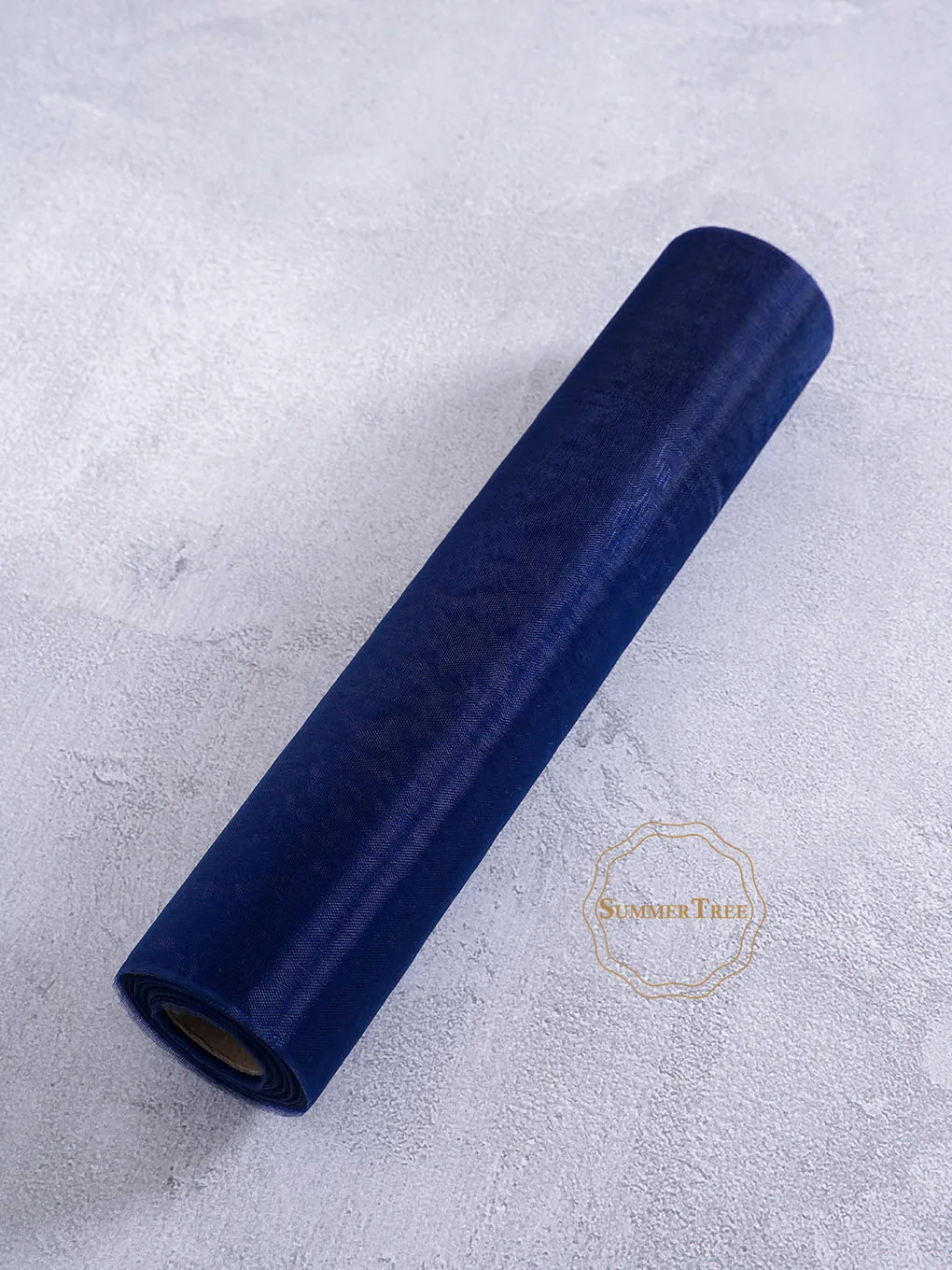 25M x 29CM Navy Blue Sheer Organza Roll Fabric DIY Wedding Party Chair Sashes Bows Table Runner Swag Decor