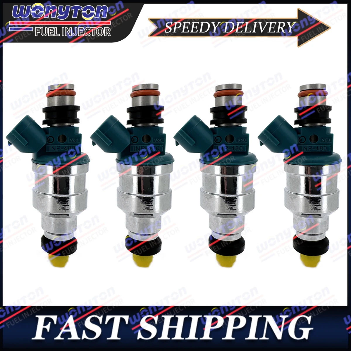 

4X Fuel Injectors for 1993-1997 Mazda MX6/626- Ford Probe 2.0L INP-480