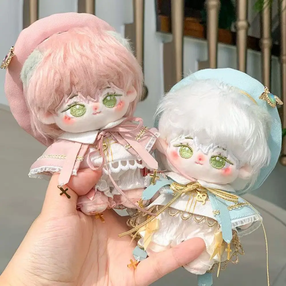 Cute 4pcs/set 20CM Doll Clothes Pretty Dress up DIY Hat Cape Delicate Doll Outfit Kids Toys