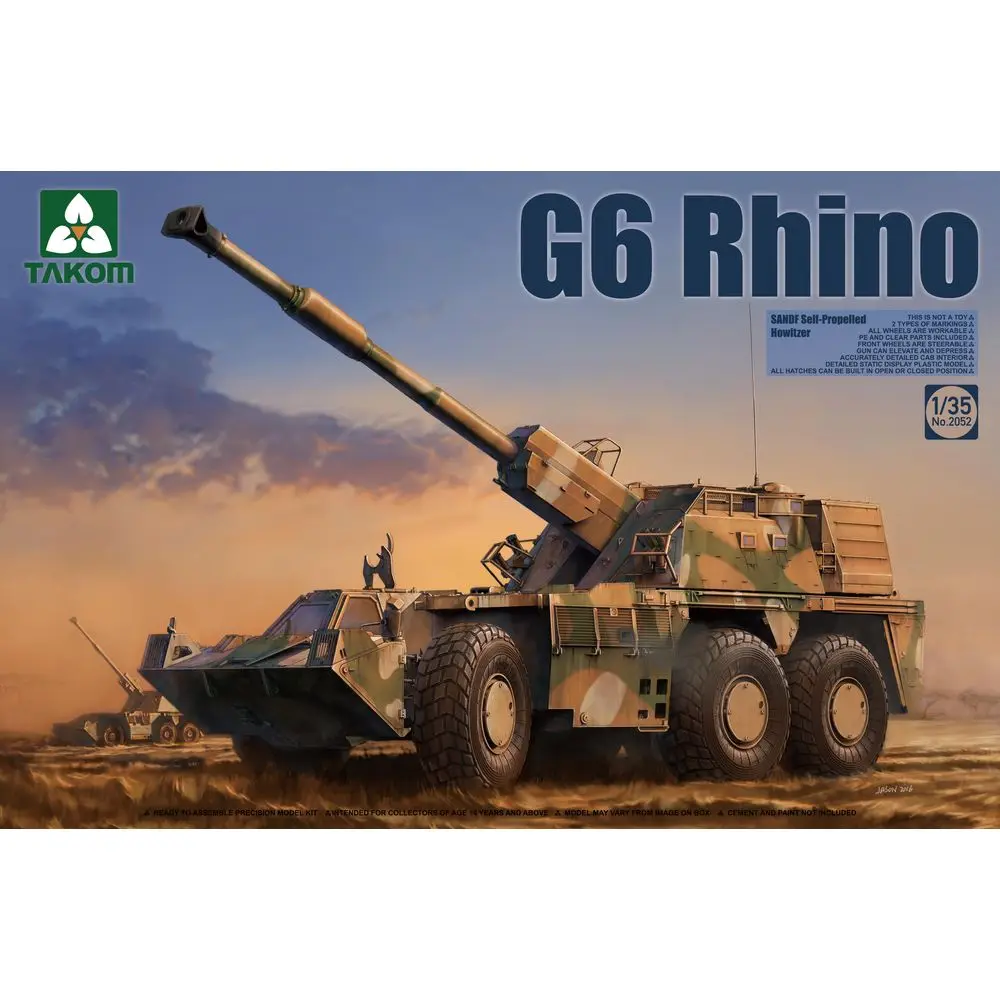 

TAKOM 2052 1/35 G6 Rhino - Scale Model Kit